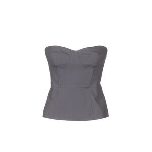 Patrizia Pepe Elegant Gray Top